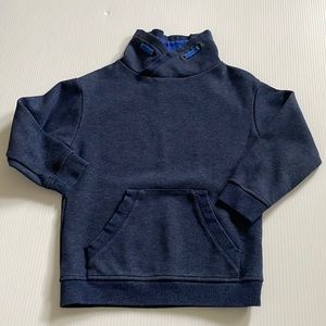 Kid nation navy, mock neck pull over.  Boys size XS